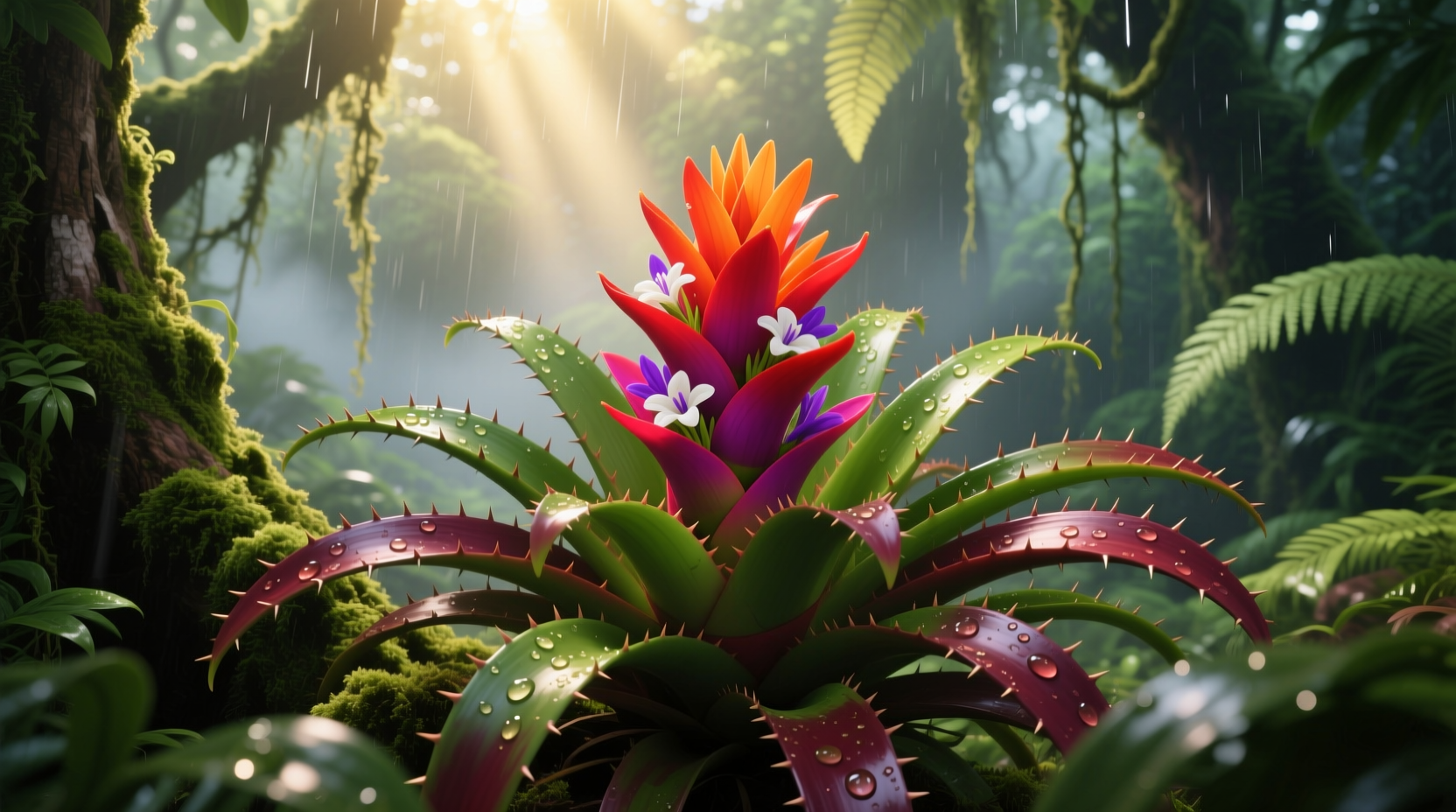 bromeliads tropical plants