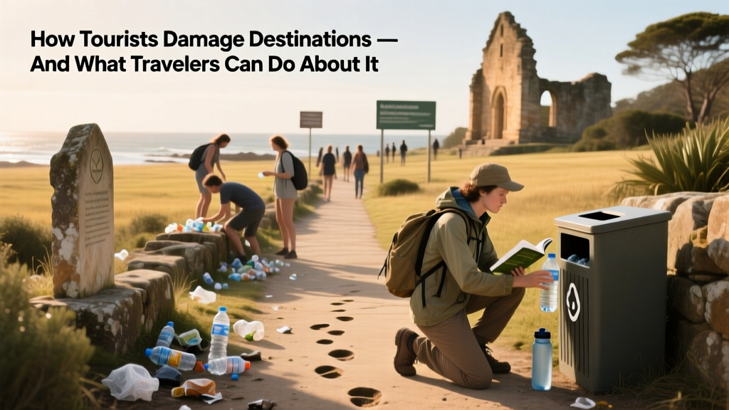 How Tourists Damage Destinations — And What Travelers Can Do About It