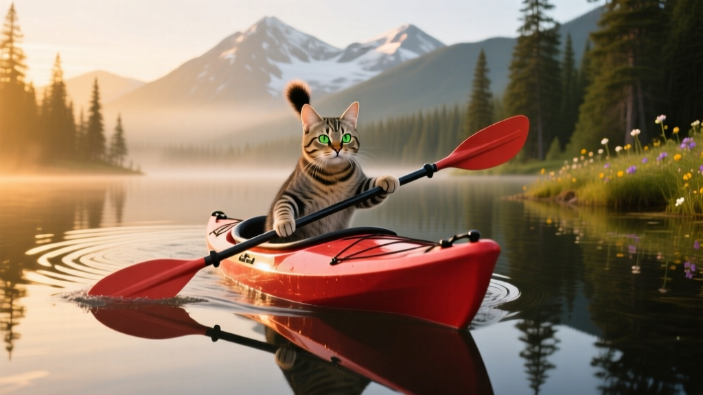 Spikie the Kayaking Kitty Might Be the Most Adventurous Cat on the Planet