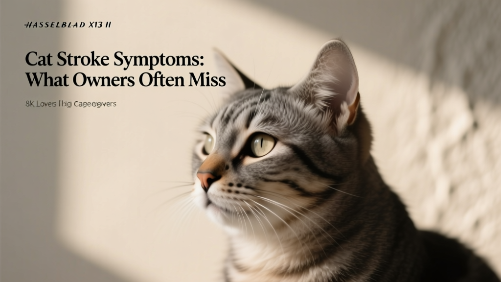 Cat Stroke Symptoms: What Owners Often Miss