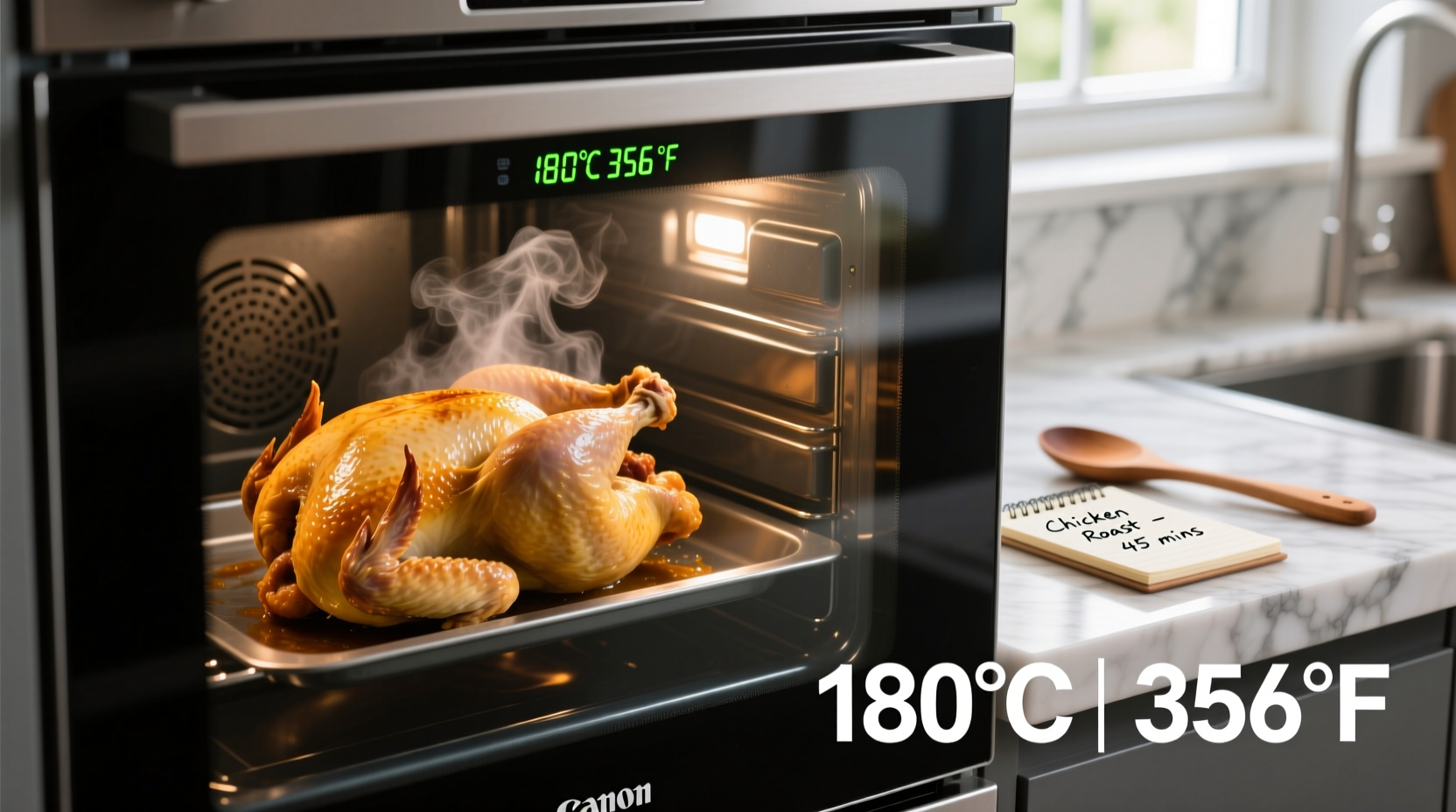 what oven temperature to cook chicken