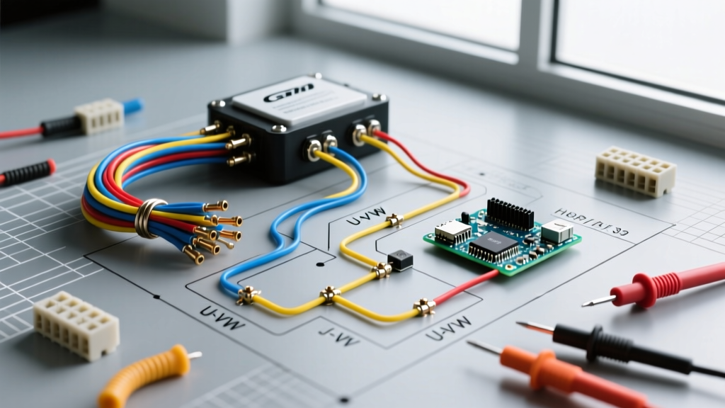 3 Phase Electrical Wiring Diagram for EV Motor Controllers
