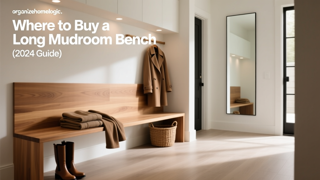 Where to Buy a Long Mudroom Bench (2024 Guide)
