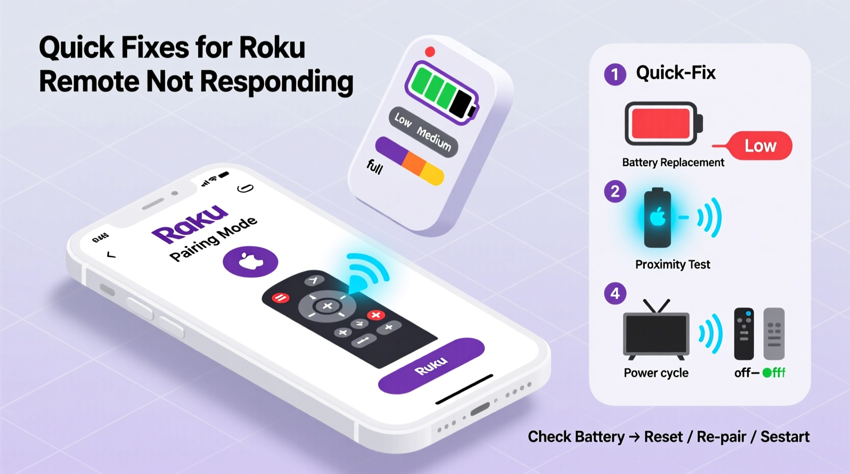 why is my roku remote not responding quick fixes for pairing and battery issues