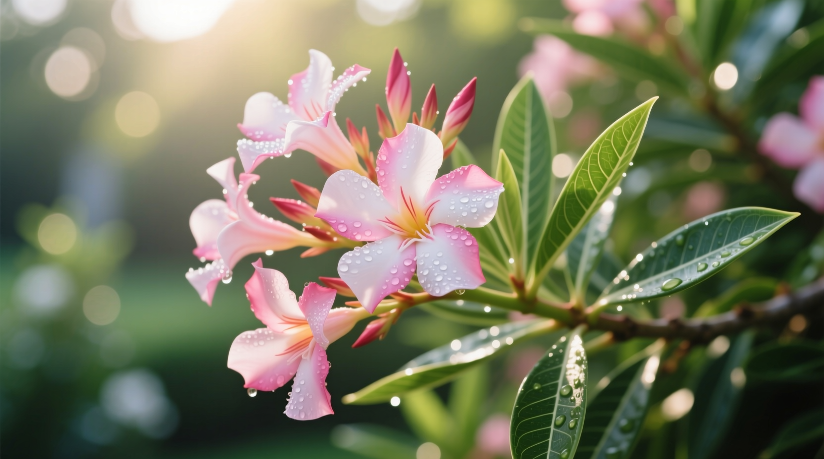 oleander flowering