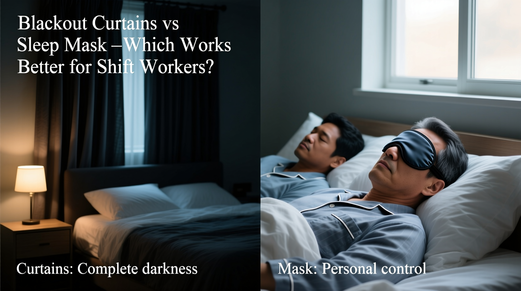 blackout curtains vs sleep mask which one actually helps shift workers sleep better