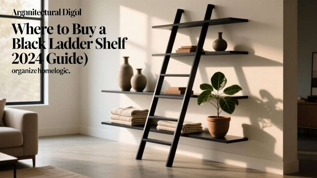 Where to Buy a Black Ladder Shelf (2024 Guide)