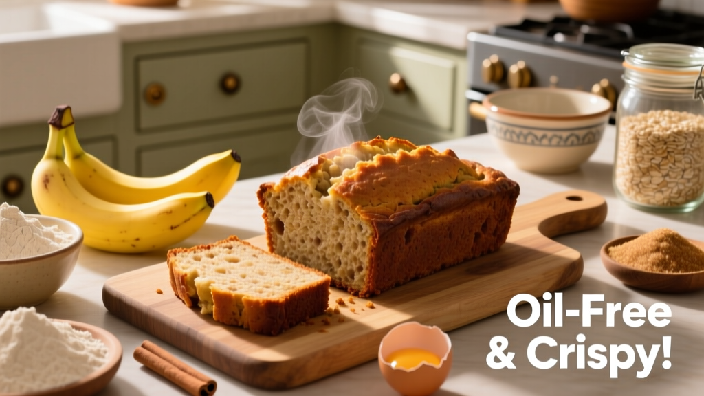 Air Fryer Banana Loaf: Crispy Edges, Moist & Oil-Free