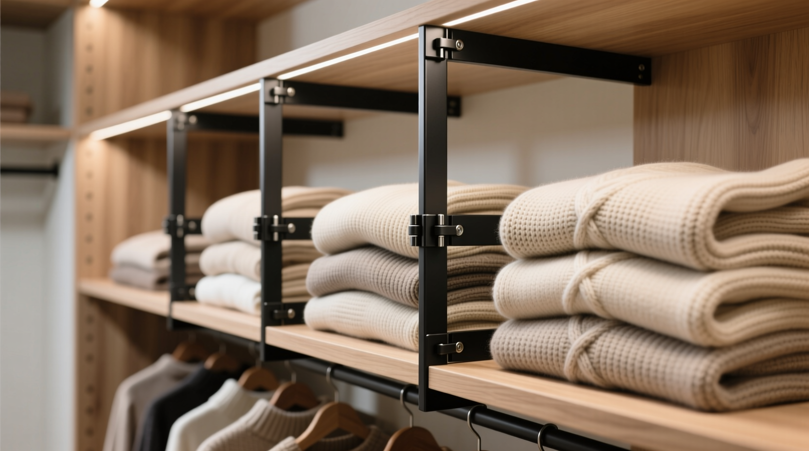 closet organization tips best shelf dividers for sweaters