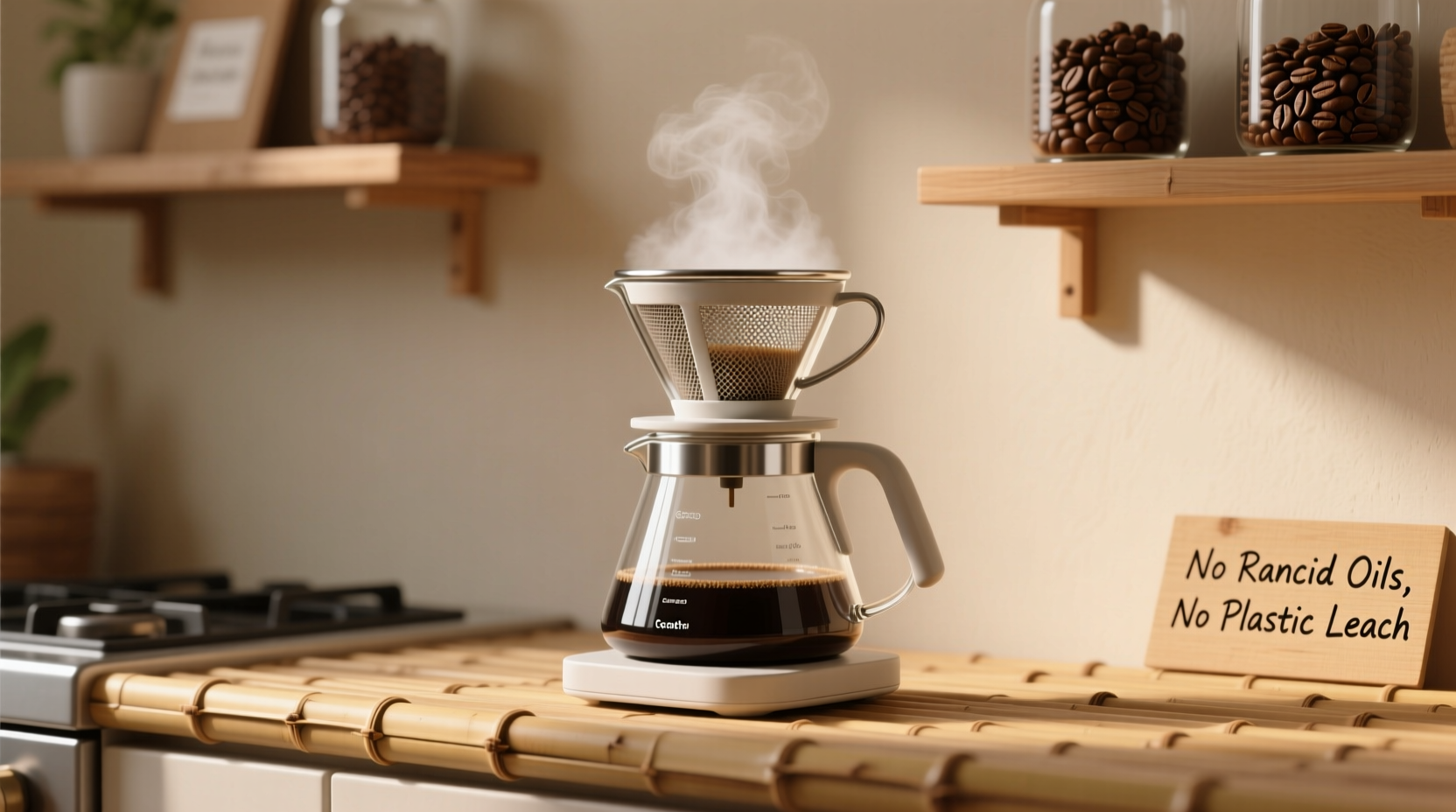 eco friendly cleaning reusable coffee filter care