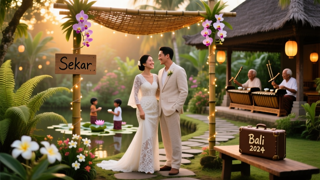 How We Pulled It Off: An Enchanted Garden Wedding in Bali