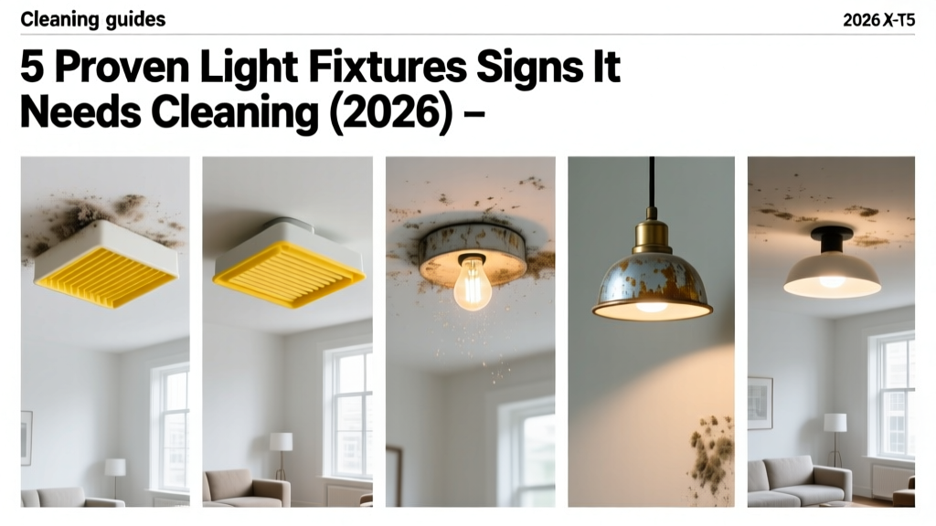 5 Proven Light Fixtures Signs It Needs Cleaning (2026)