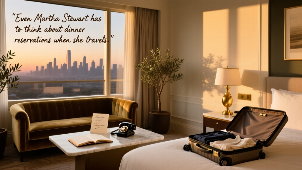 Even Martha Stewart Has To Think About Dinner Reservations When She Travels