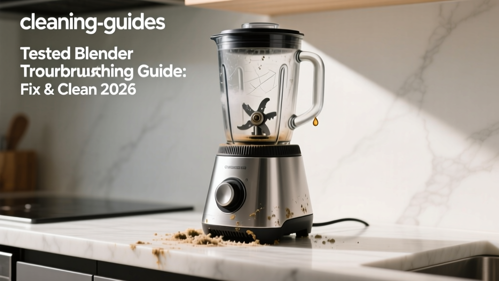 Tested Blender Troubleshooting Guide: Fix & Clean 2026