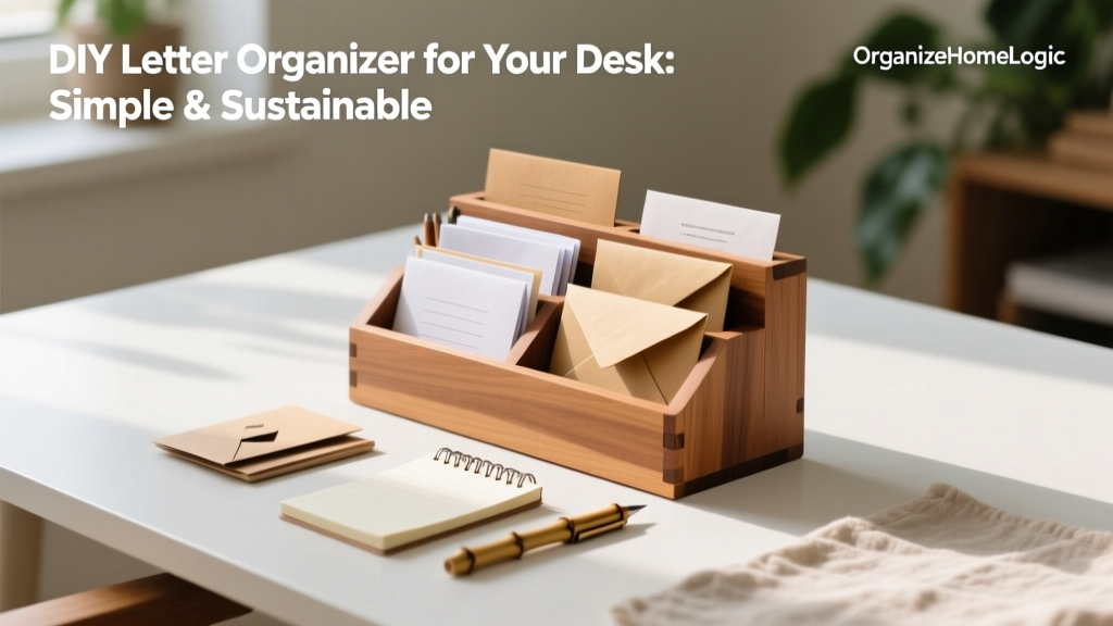 DIY Letter Organizer for Your Desk: Simple & Sustainable