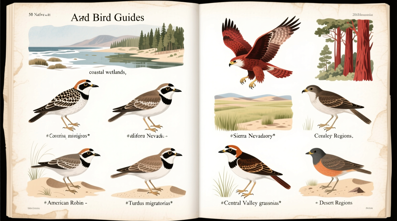 what birds are in california