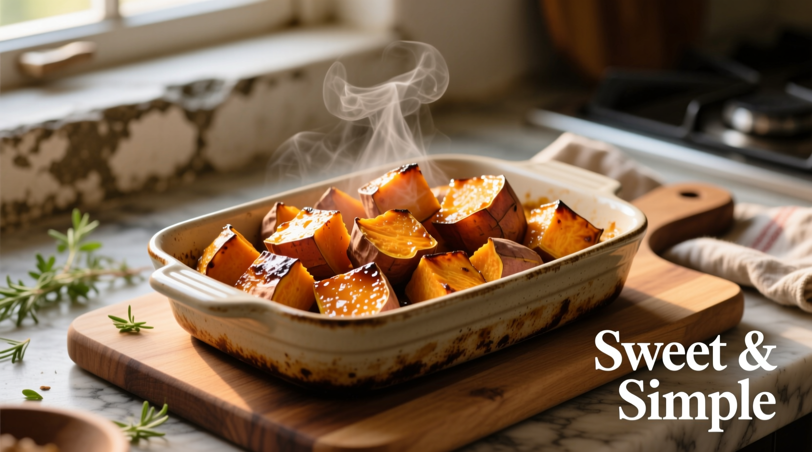 Perfect Oven-Roasted Sweet Potato Cubes: Simple Recipe