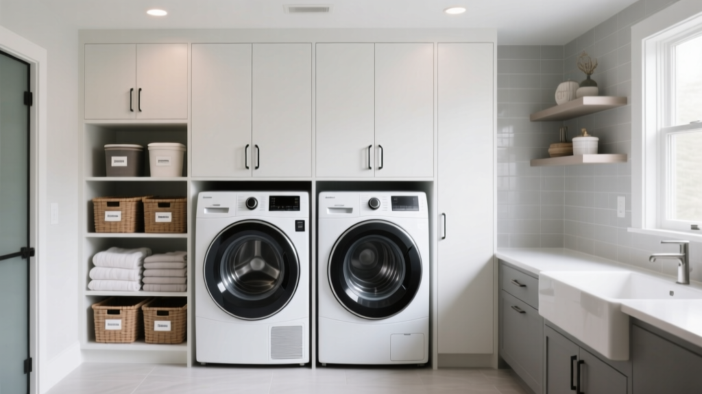 Storage Cabinet Between Washer & Dryer: Expert Guide