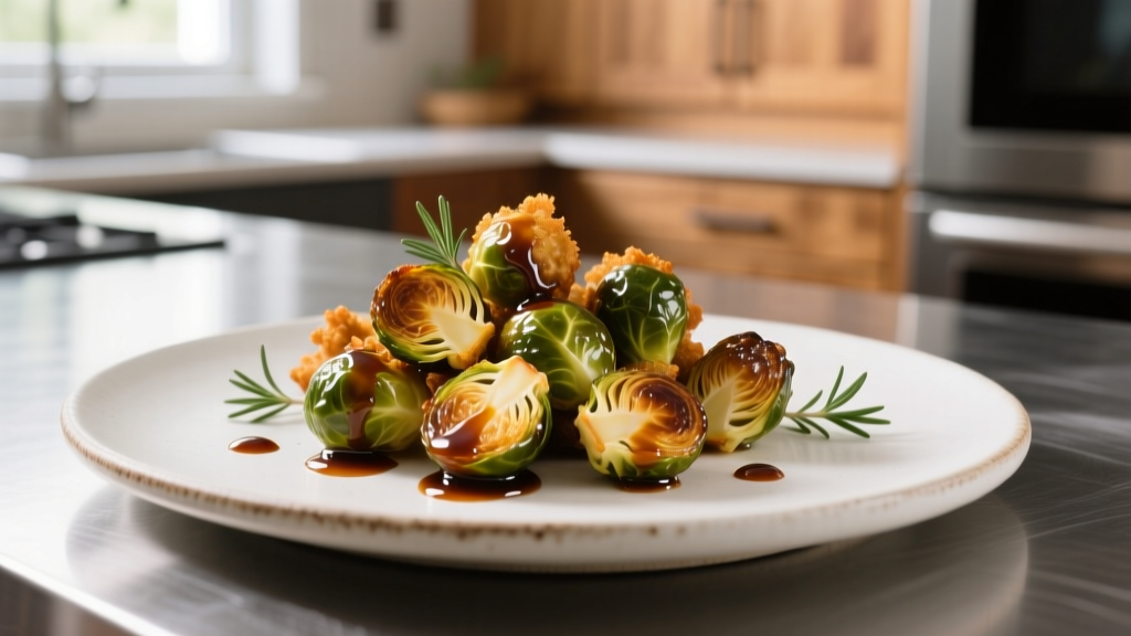 Air Fry Brussels Sprouts with Balsamic (Crispy & Easy!)