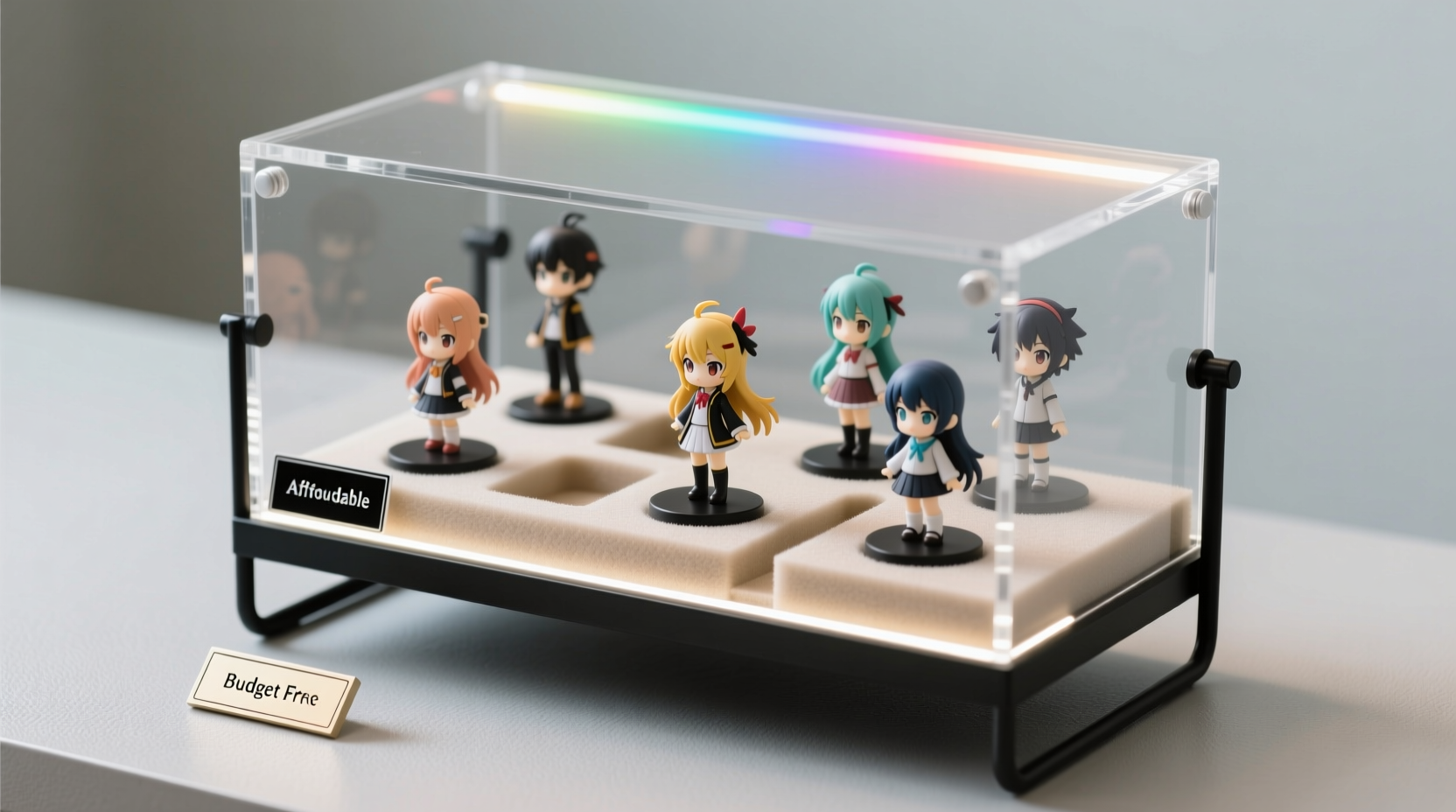 how to display anime figures dust free affordable display case options