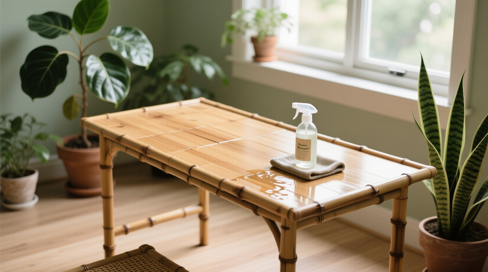 eco friendly bamboo desk deep cleaning