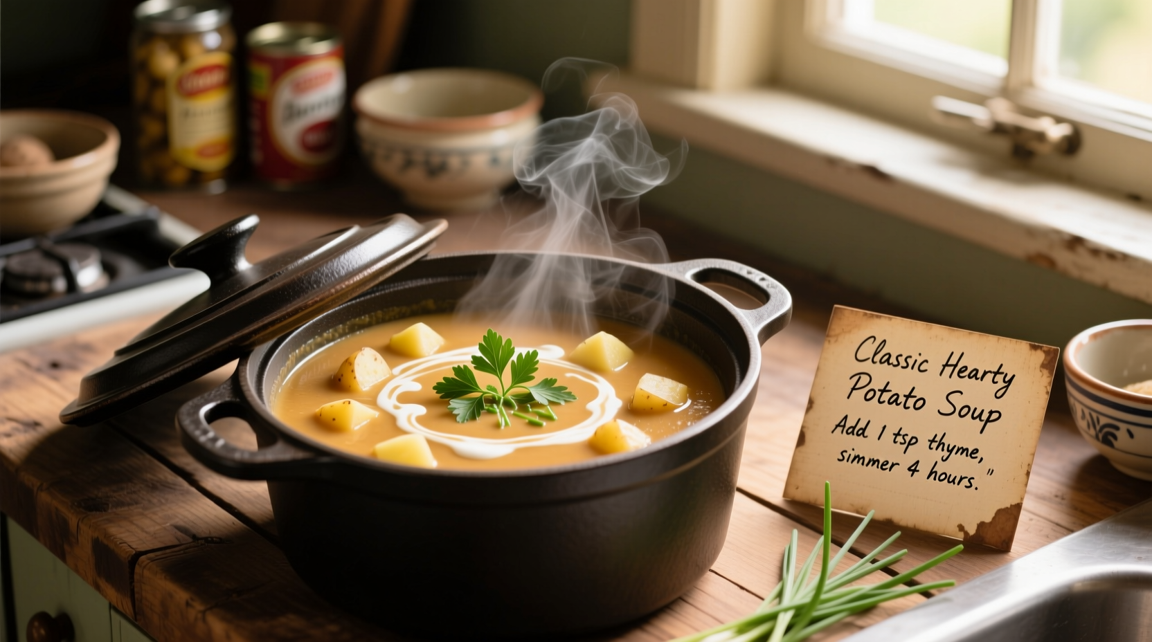 Perfect Crock Pot Potato Soup Recipe in 15 Minutes Prep