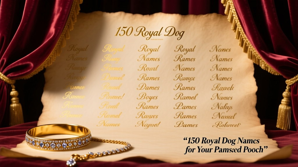 150 Royal Dog Names for Your Pampered Pooch