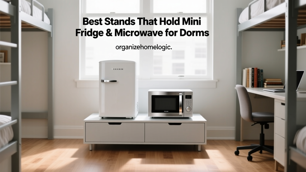 Best Stands That Hold Mini Fridge & Microwave for Dorms