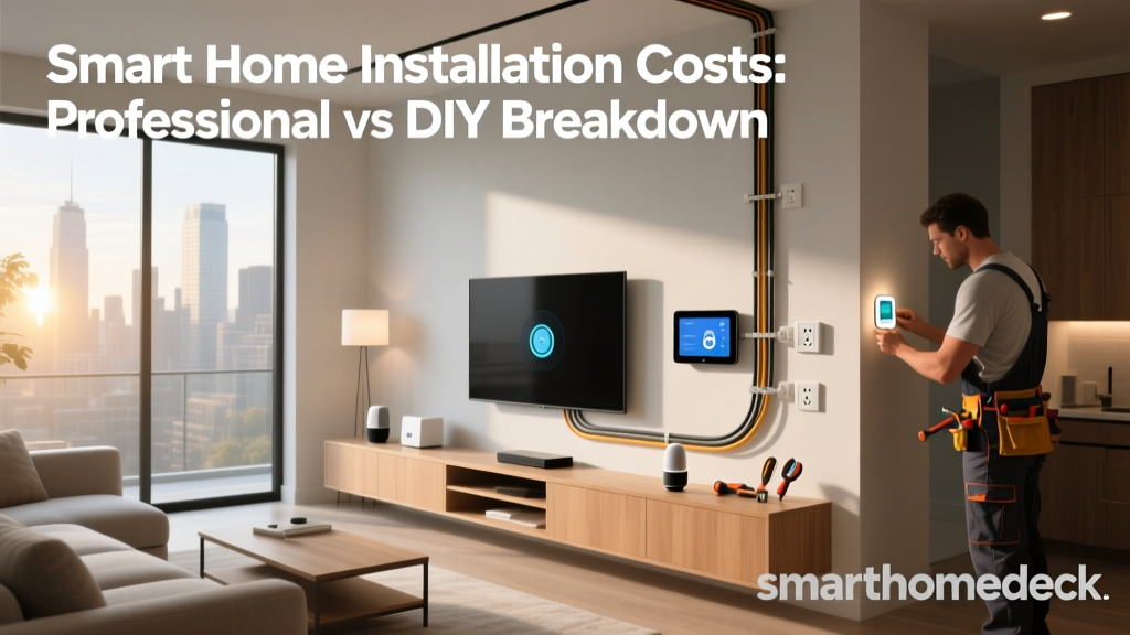 Smart Home Installation Costs: Professional vs DIY Breakdown