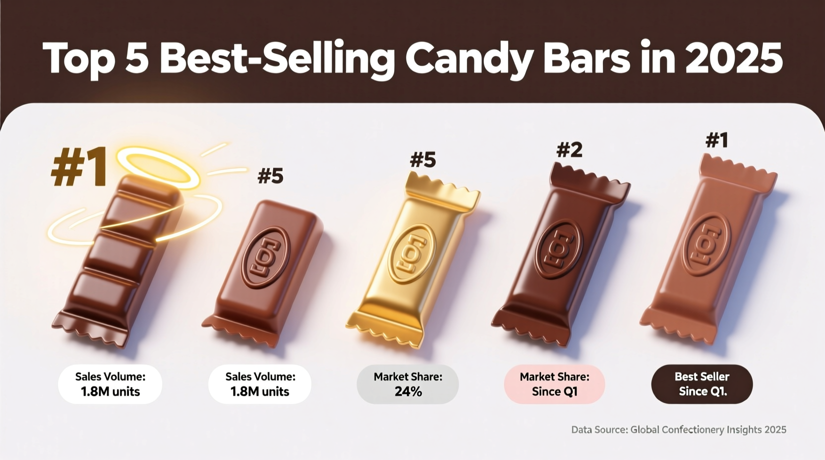 best selling candy bars