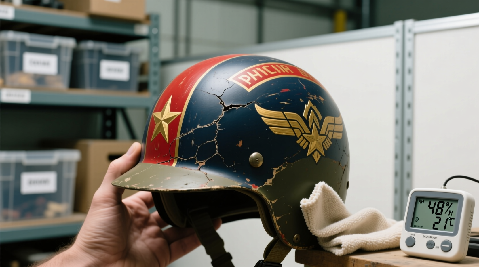 how to safely launder a cosplay helmet