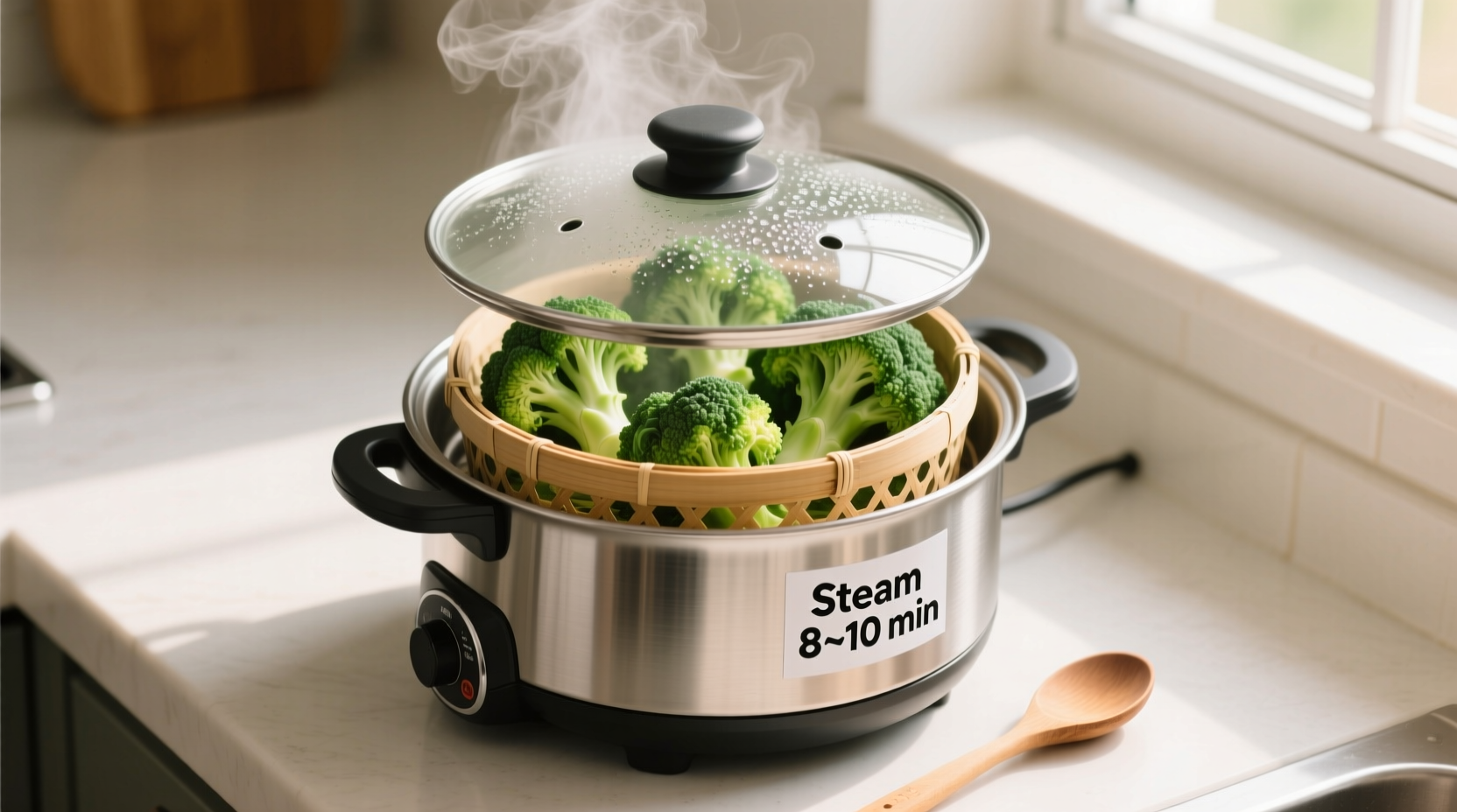 Perfect Steamed Cauliflower: 8-Minute Steamer Method