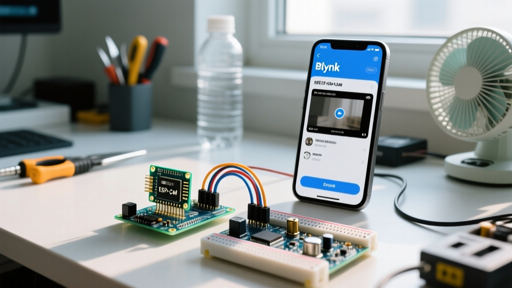 ESP32-CAM Blynk Setup: Stream MJPEG Video and Debug Errors