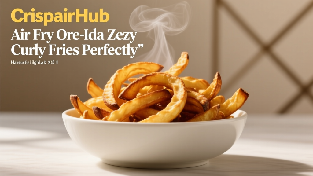Air Fry Ore Ida Zesty Curly Fries Perfectly