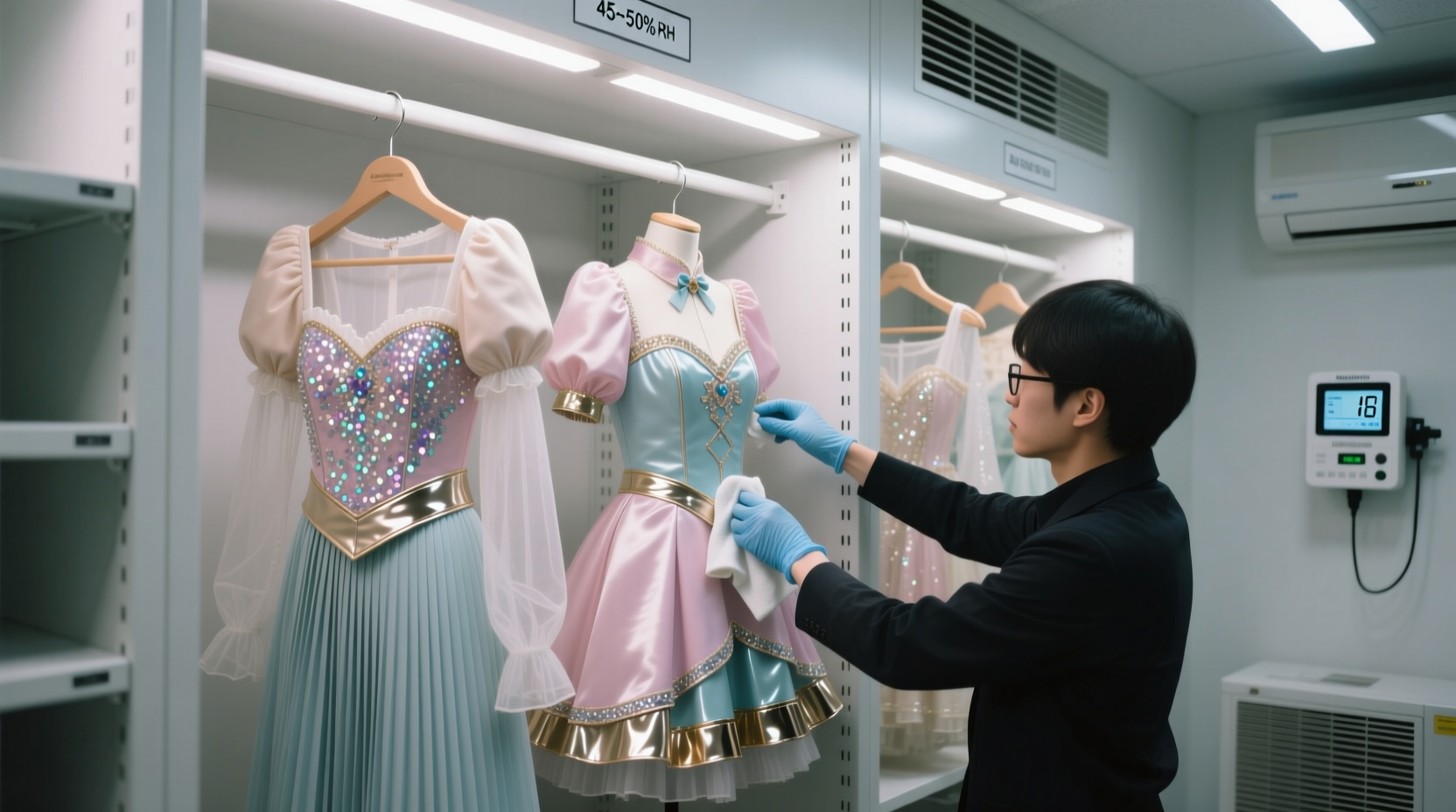 closet organization tips for anime convention costumes