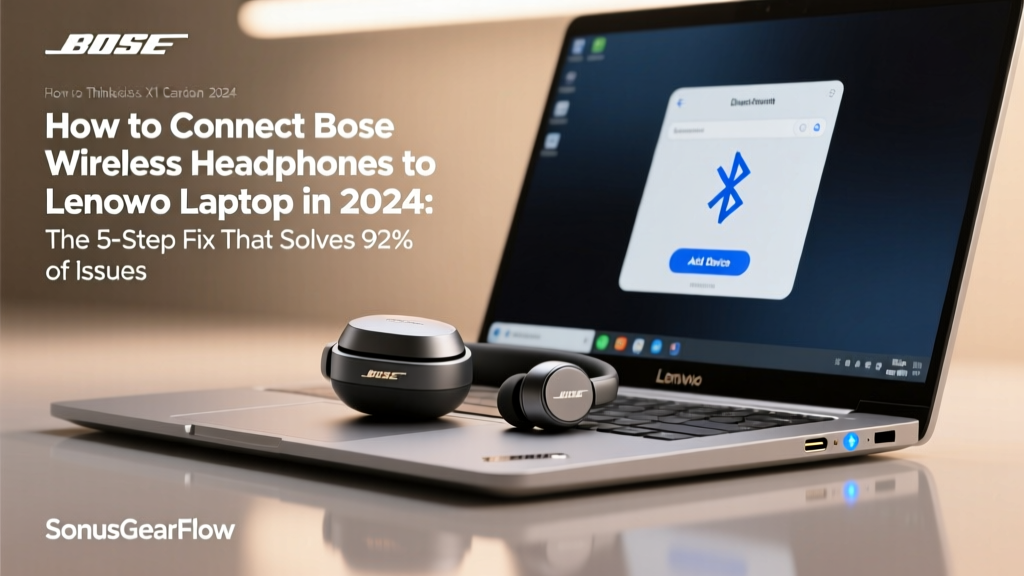 Bose Headphones to Lenovo Laptop: 2026 Fix