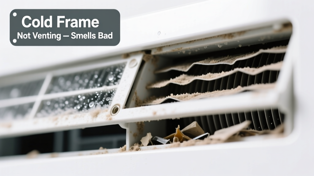 Cold Frame Not Venting & Smells Bad: Quick Diagnosis