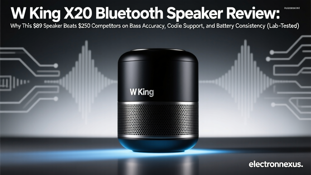 W King X20 Bluetooth Speaker Review: Why This $89 Speaker Beats $250 Competitors on Bass Accuracy, Codec Support, and Battery Consistency (Lab-Tested)