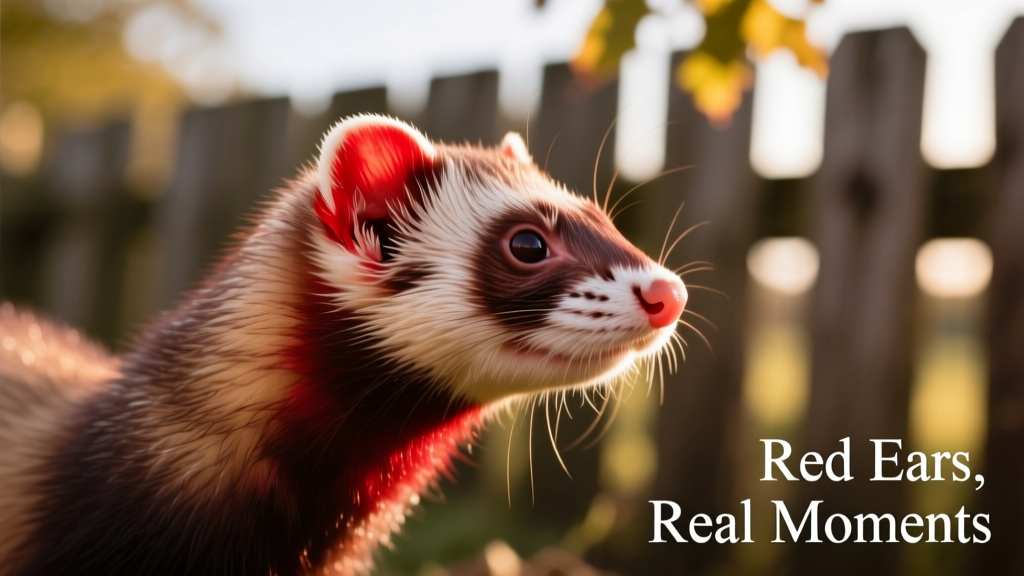 My Ferret’s Ears Are Red–What Do I Do?