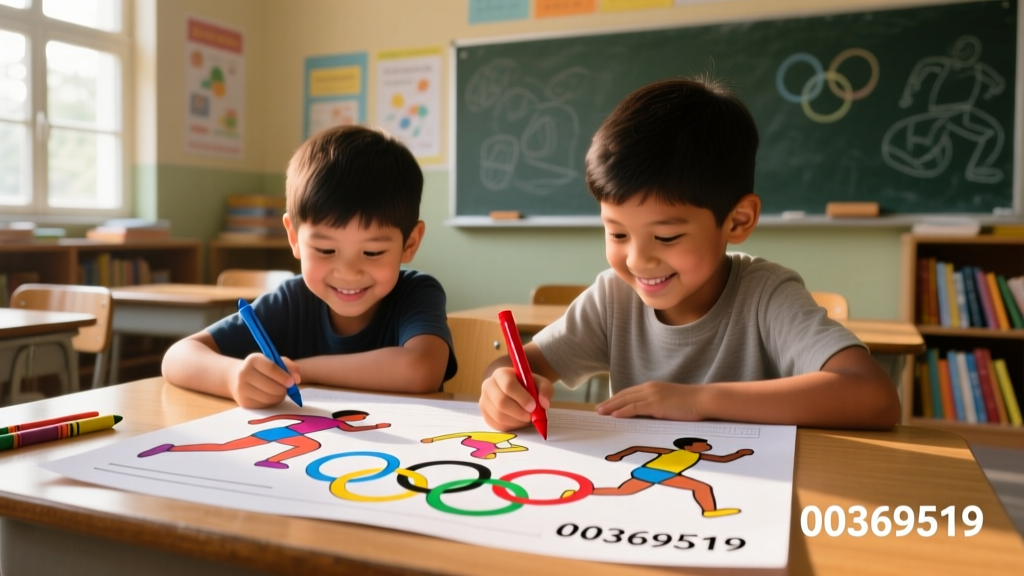 Olympics Coloring Pages_00369519: Evidence-Based Design for Cognitive, Motor, and Cultural Learning in Early Childhood