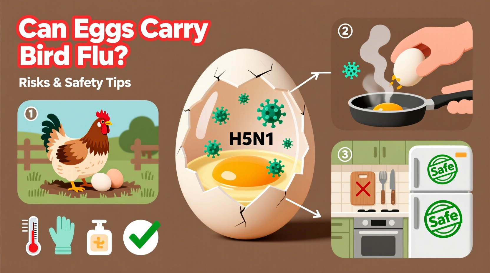 Can Eggs Carry Bird Flu? Risks and Safety Tips