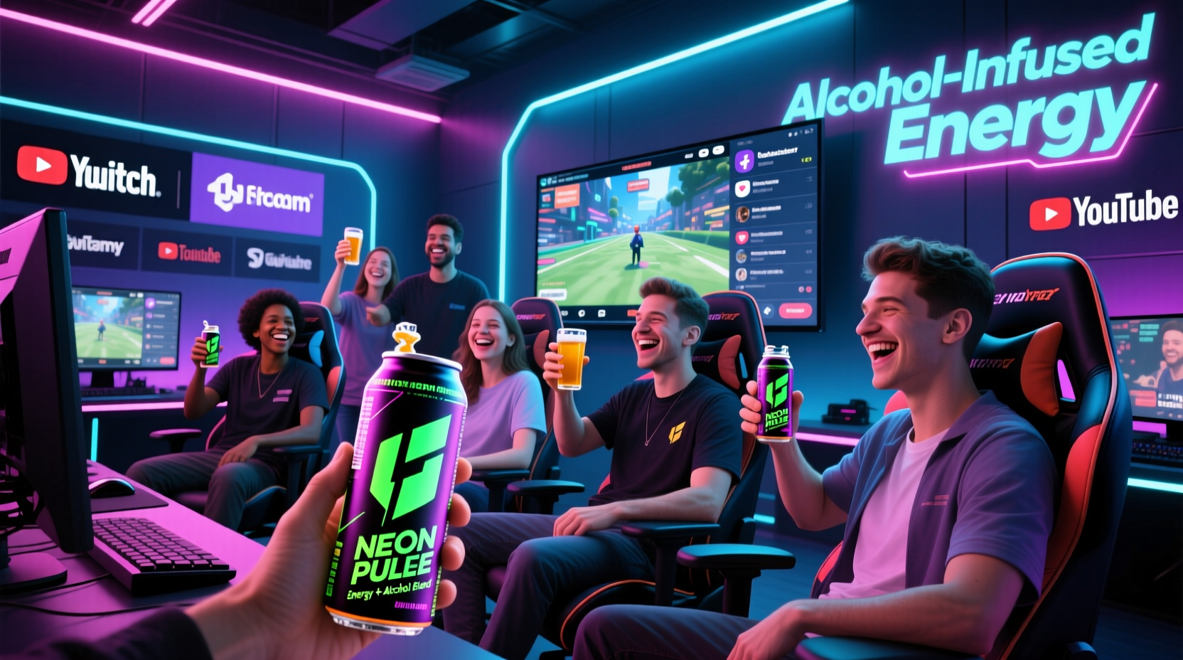 gaming streamers and sponsorships why so many promote energy drinks with alcohol