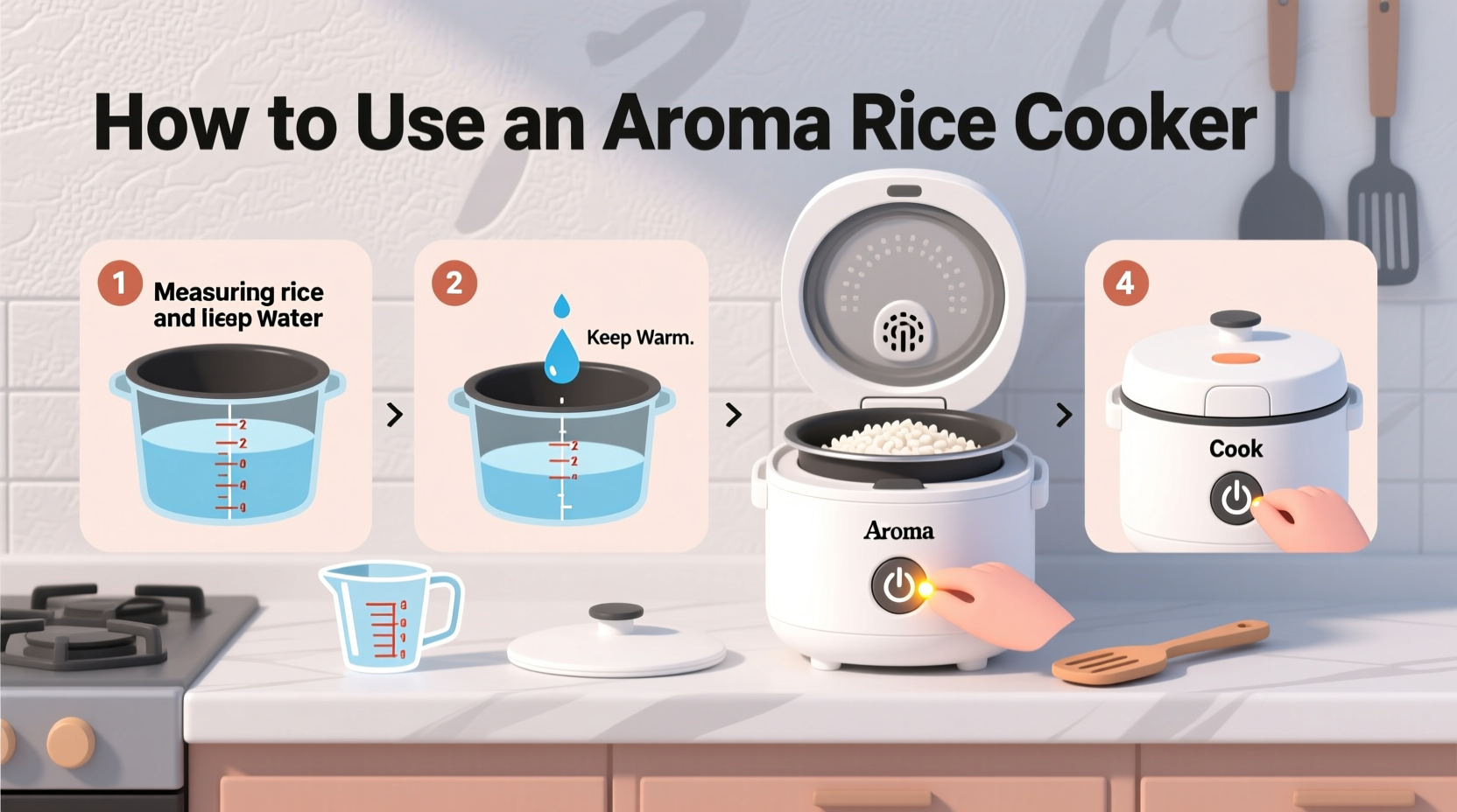 how do you use aroma rice cooker