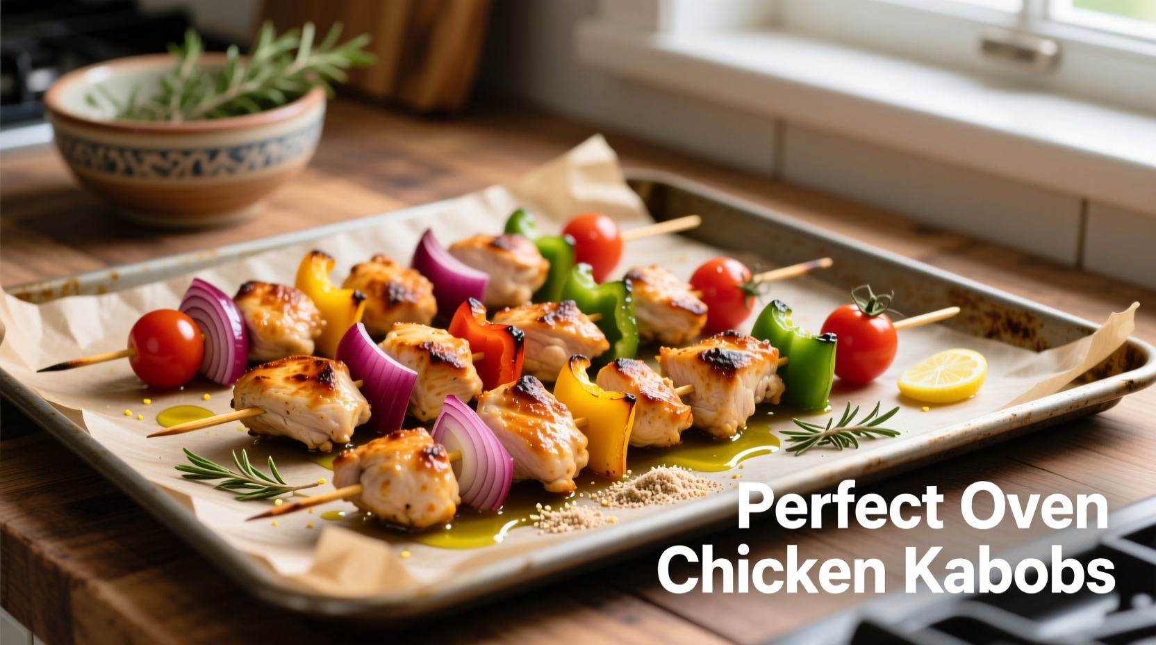 how to cook chicken kabobs in the oven