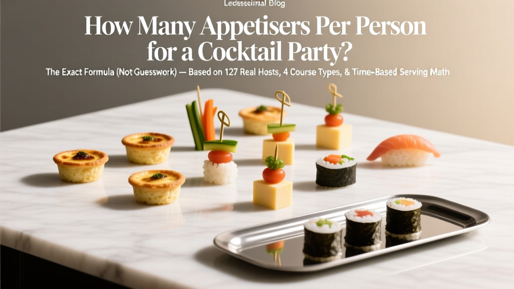 Appetizers Per Person for Cocktail Party (2026)