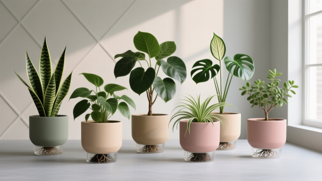 Wide Shallow Pots for Fast-Growing Indoor Plants