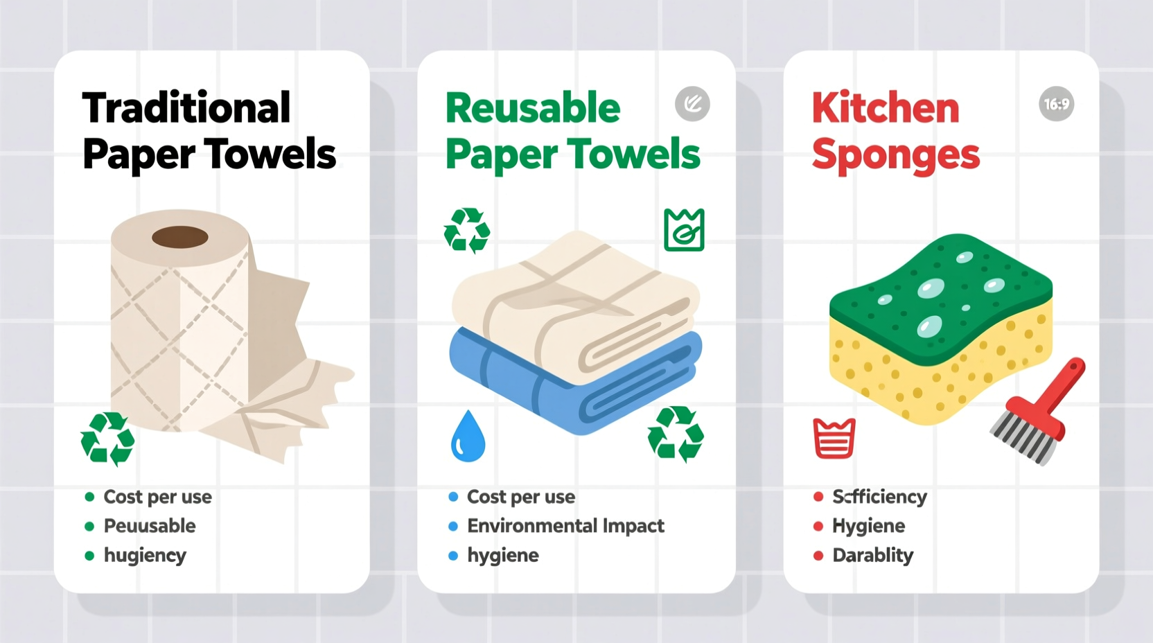 are reusable paper towels worth it compared to traditional rolls and sponges