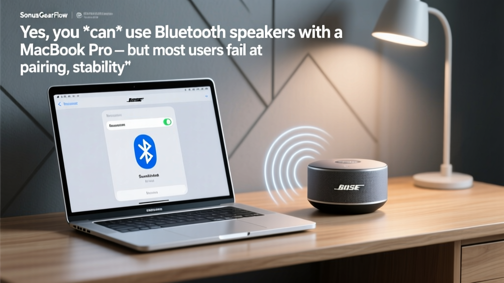MacBook Pro Bluetooth Speakers: Fix Pairing & Audio (2026)