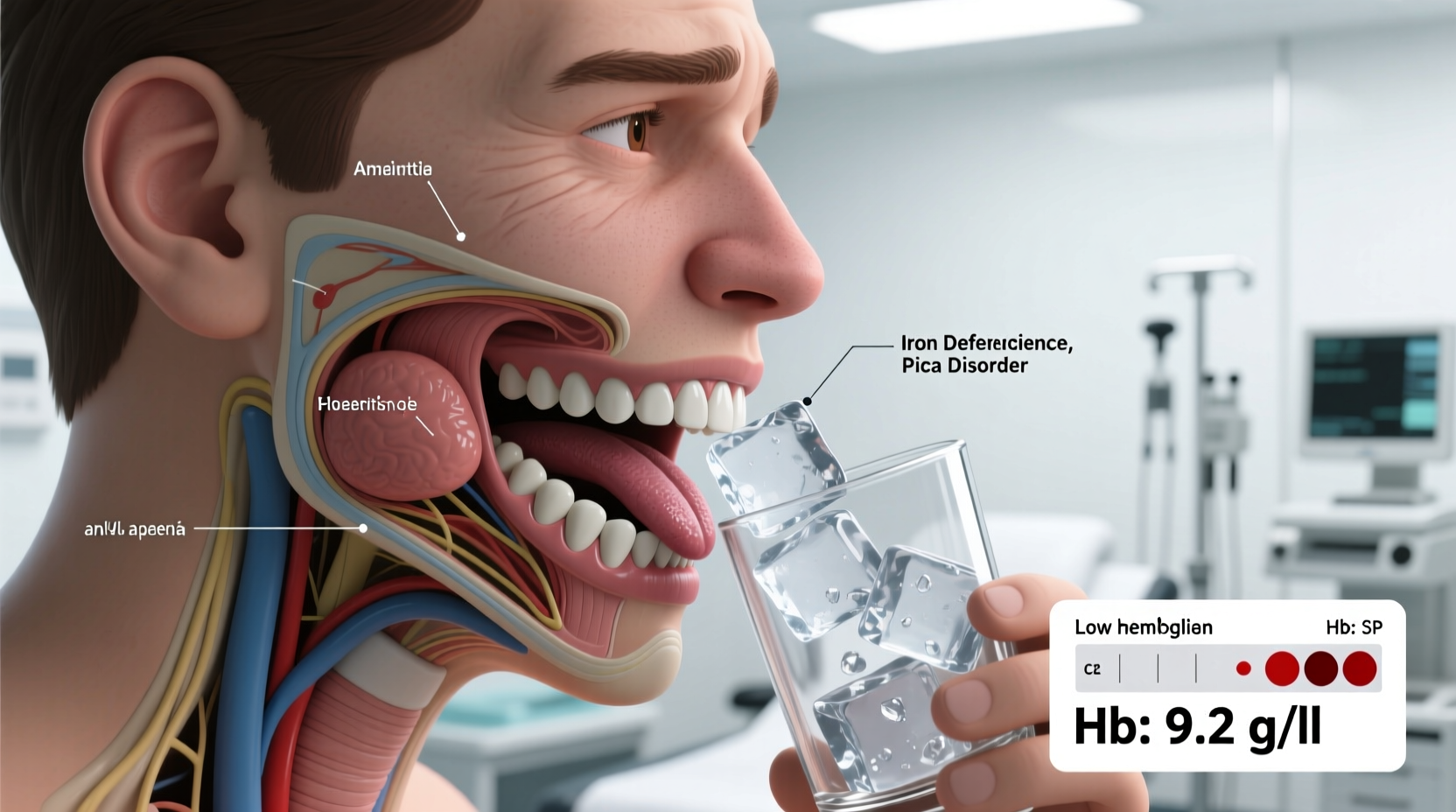 why do people chew ice constantly and could it signal an underlying deficiency