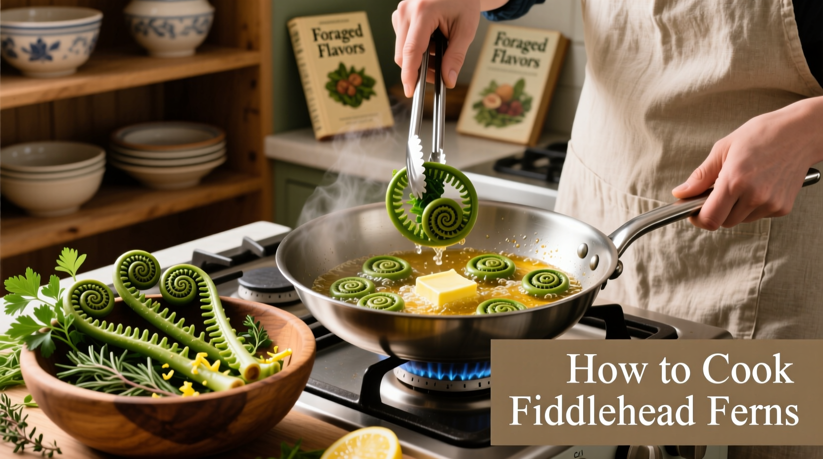 how to cook fiddlehead ferns